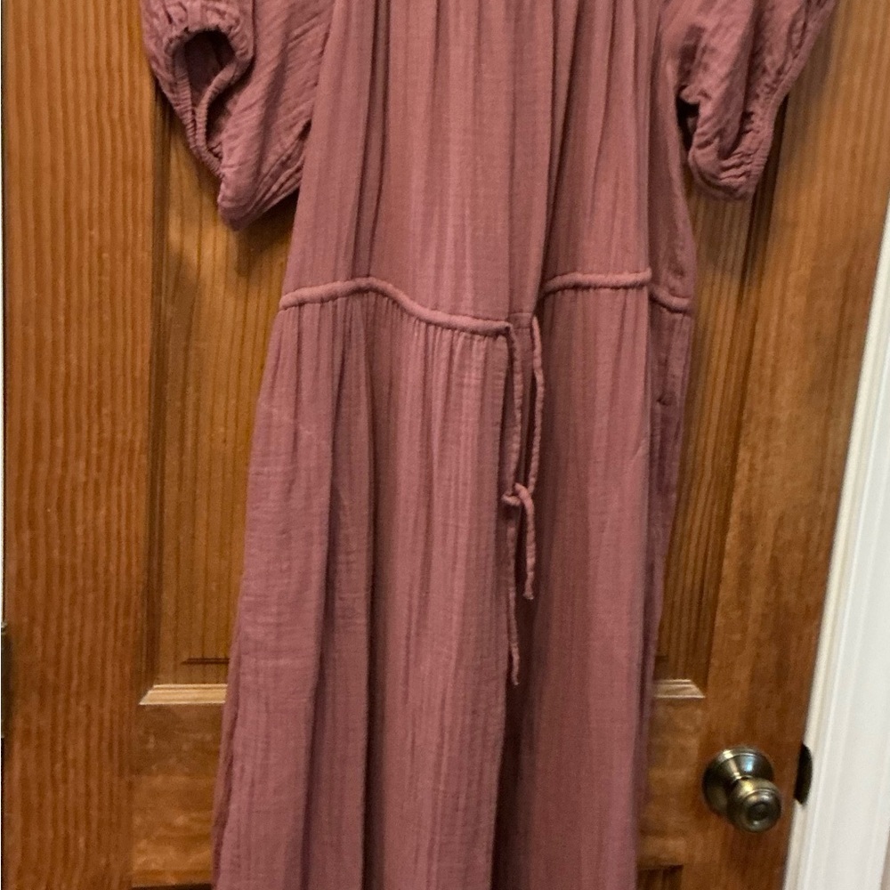 Old Navy Mauve Long Sleeve Dress Tall Large